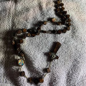 Wooden prayer beads
